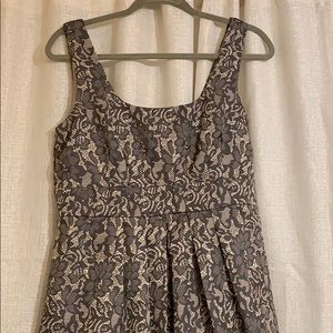 Formal Lace Print Cocktail Dress